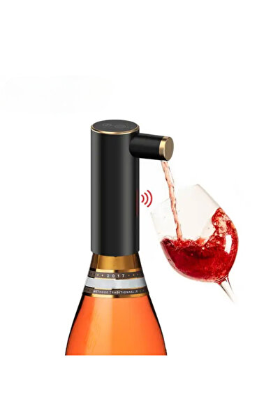 OEM Smart decanter and dispenser for wine and other drinks, Black