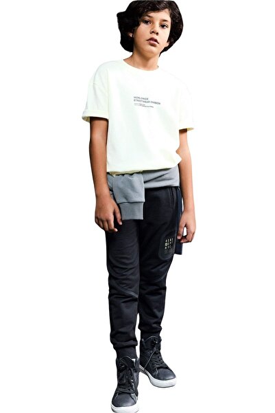 DeFacto Boy's Tracksuit Bottom D8534A8/Bk81 Black