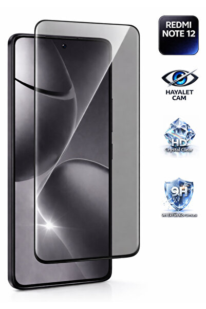 Tech&bello accessories واقي شاشة ريدمي نوت 12 جلاس فانتوم، تغطية كاملة، مضاد ...