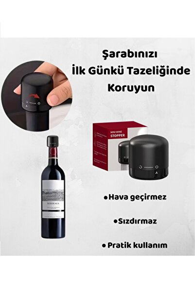 NeednStore Reusable Vacuum Leak-Proof Wine Champagne Stopper - Bottle Cap