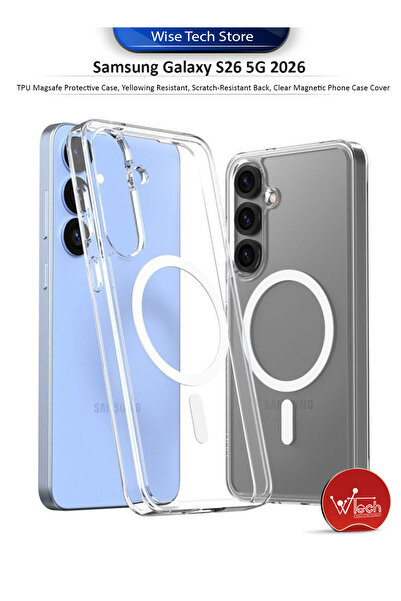 Wtech Samsung Galaxy S26 5G 2026 TPU Magsafe Protective Yellowing Resistant C...