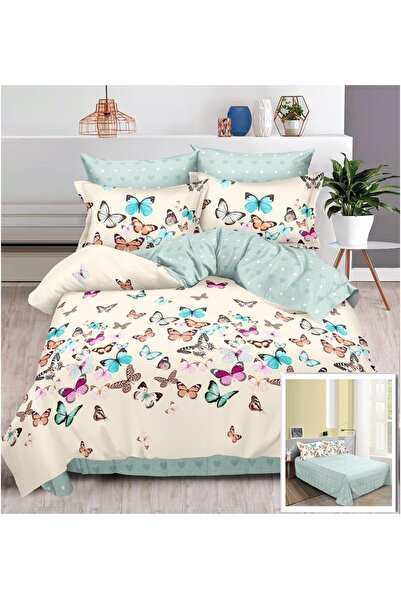 OEM Bed linen, fine cotton 6 pieces, duvet cover 200x230, bed sheet 240x250