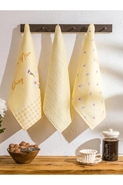 LC Waikiki Mixed Printed Tea Towels 3-Pack 40X50 cm (S6)