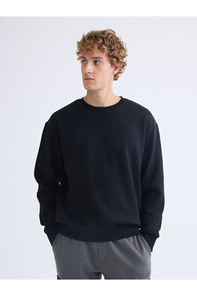 LC Waikiki Selections by Esvab Oval Collar Men's Sweatshirt