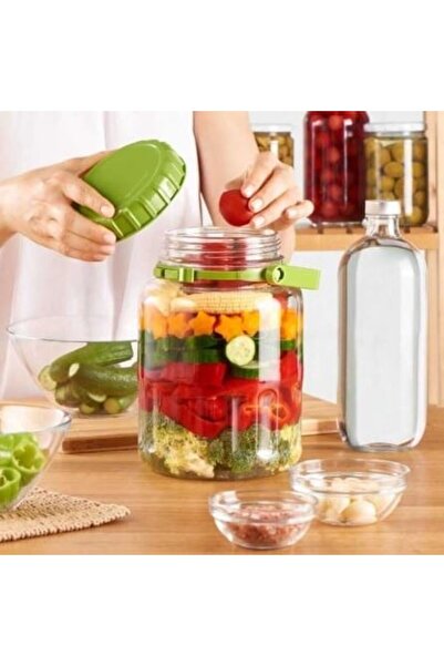HARVEST Glass Jar for Pickles with Hermetic Closure – 2 Liters
