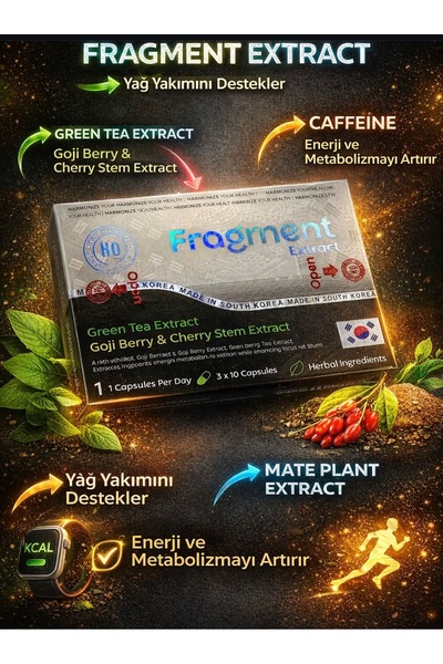 SPORCU BİTKİSEL ÜRÜNLERİM Fragment Extract 30 Kapsül – Güçlü Bitkisel Karışım...