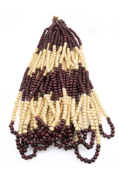 NAMAT Orignal Natural Wood 99 Bead Rosary Prayer Bead 20 Piece combo