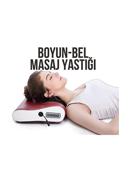 TeknoEser Boyun ve Bel Masaj Yastığı – Isıtmalı Elektrikli Rahatlatıcı Masaj ...