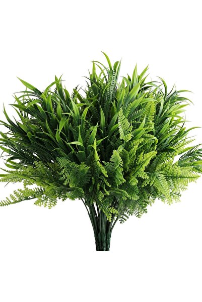 Belle Vous Set of 6 artificial plants 35 × 29 cm, look, UV resistant, plastic...
