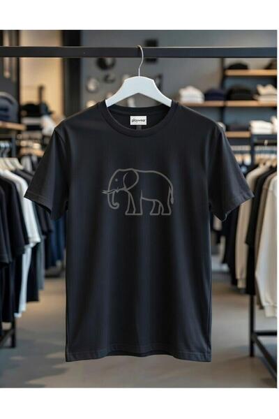 playwear PLAY WEAR Unisex Χαλαρή Εφαρμογή MINIMALIST Μπλουζάκι με στάμπα και ...