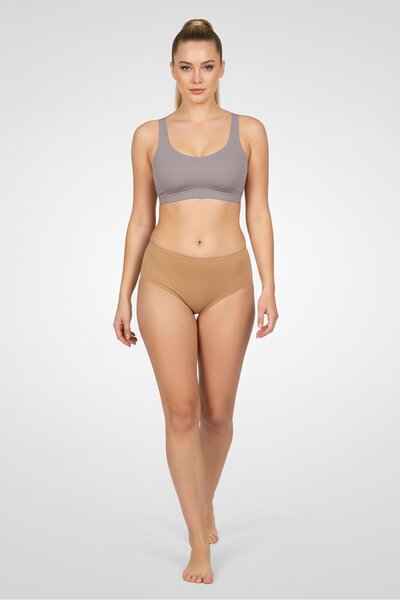 RENE ROFE مجموعة ملابس داخلية نسائية أساسية مكونة من 5 قطع، لون موحد، متعددة ...