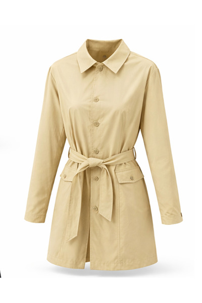 Avni Ceylan Men's Daily Use Belted Trench Coat