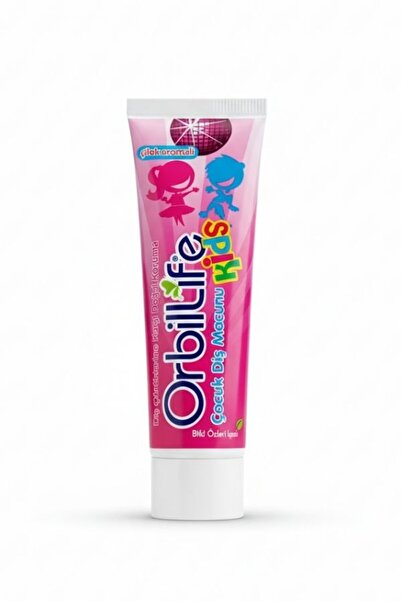 OrbilLife Çocuk Diş Macunu – Çilek Aromalı, Diş Çürüklerine Karşı Koruma OrbifLife Kids 100ml