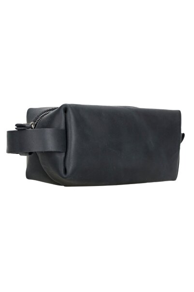 PLM Leather Care and Travel Bag, Size M, Aa1 Black