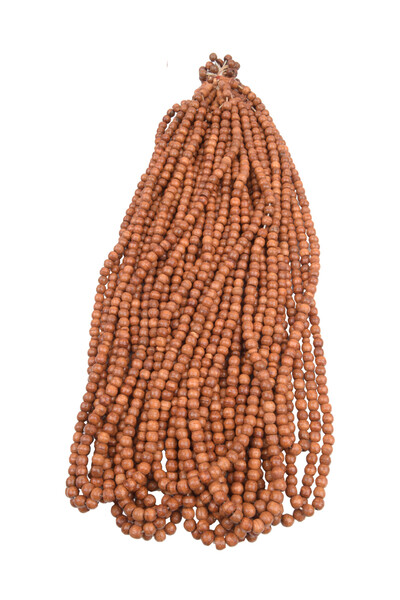 NAMAT Orignal Ball Shaped Natural Wood 99 Bead Rosary Prayer Bead 20 Piece combo