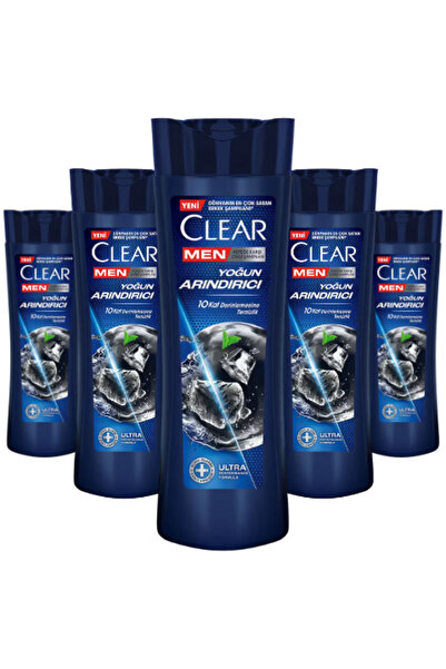 Clear Anti-Dandruff Shampoo Intensive Purifying 350 ml * 5 Pcs