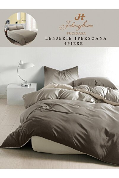 trendyhome Bed Linen 1 Person 4 Pieces, Fine Cotton, Gradient Print