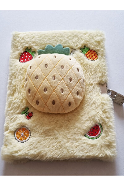 Modellino Lockable Memory Book 3D Figured Plush Daily Memory Notepad 80Y A5 L...