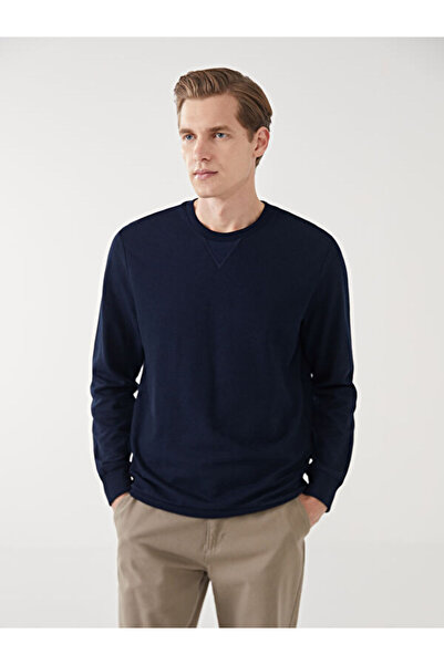 LC Waikiki Rmz Gi̇yi̇m Farkiyla Zero Roba Collar Long Sleeve Men's Sweatshirt