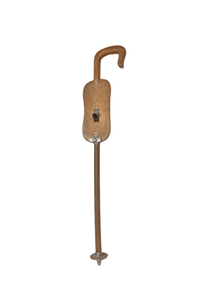 Taşhan Çarşı Antika Katlanabilir Ahşap İstirahat Bastonu - Fonksiyonel Tabure...