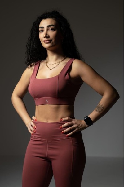 Northfulls حمالة صدر رياضية نسائية بدون خياطة، توب قصير بياقة مربعة، حمالة صد...