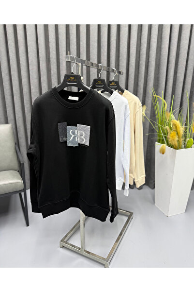 Avni Ceylan Rb Classic Embroidery Detailed 3 Thread Sweatshirt