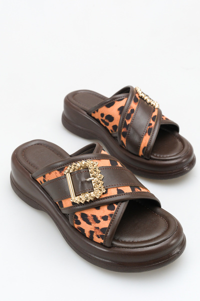 SH SİLVER MODA Women's Daily Cross-Stylish, Lightweight and Comfortable Slippers