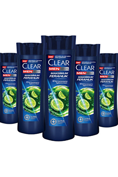 Clear Anti-Dandruff Shampoo Maximum Freshness 350 ml * 5 Pieces