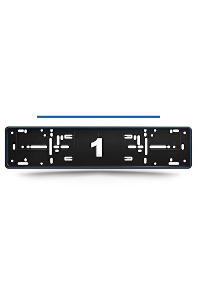 Altigiri MONO Blue License Plate Holder
