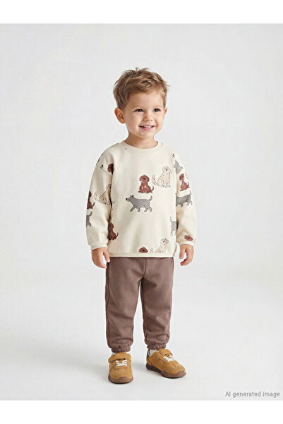 LC Waikiki Modern Pieces Printed Baby Boy Sweatshirt and Sweatpants from Uzg ...