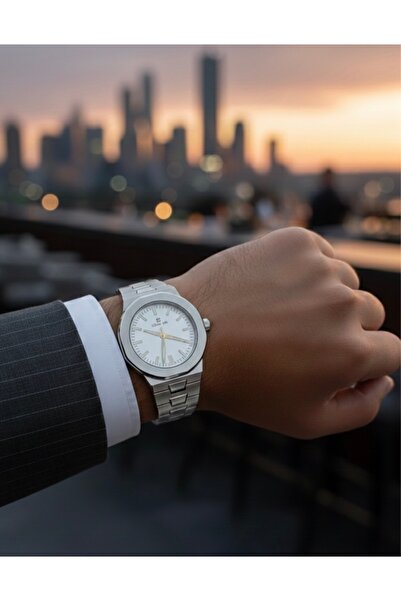 Coliseum Moder Çelik Tasarım Saat