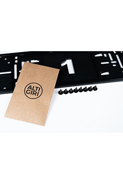 Altigiri Set de 8 șuruburi pentru instalarea cadrului plăcuței de înmatriculare