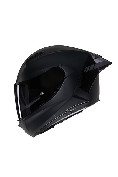 Nolan N60-6 Sport Kapalı Mat Siyah Motosiklet Kaskı Classico 302