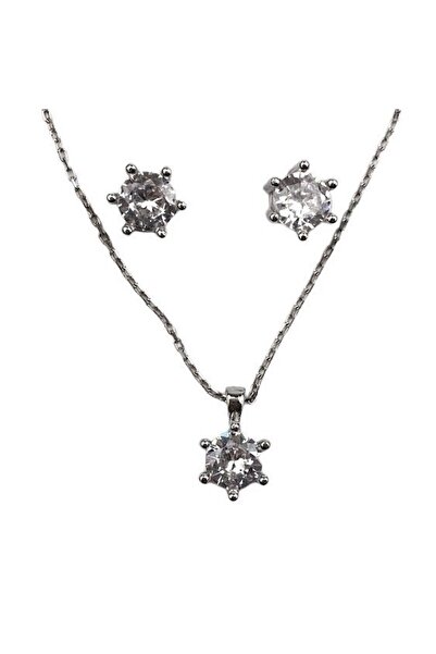 Crocodileskids Σετ από ασήμι 925 με λουλούδια (σκουλαρίκια, κολιέ, μενταγιόν)...