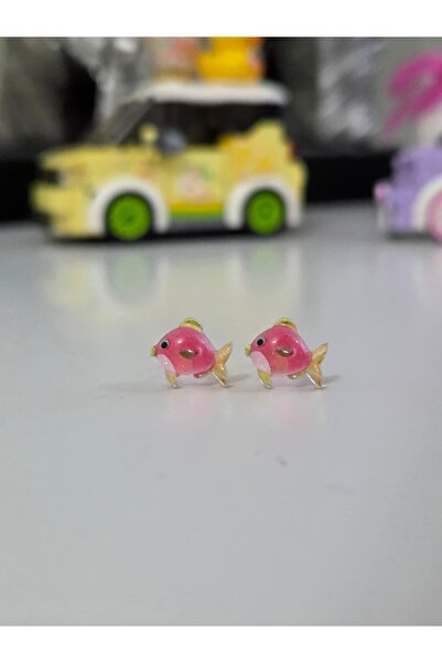 AyShope Fish Patterned Silicone Children's Earrings, a Pair of Antiallergic T...