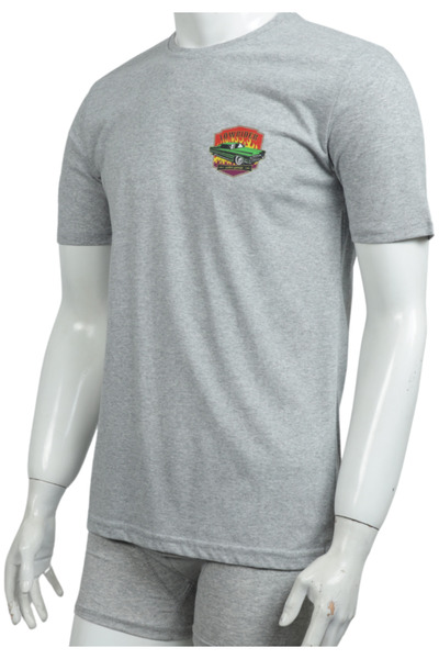 TOSKI Men's Lowrider T-Shirt Grey