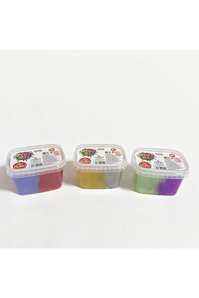 Bubu BU-BU ÇİFT RENK OYUN JELİ 3'LÜ SET 160 GR.