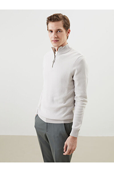 LC Waikiki Rmz Gi̇yi̇m Farkiyla Hakim Roba Collar Long Sleeve Men's Knitwear ...