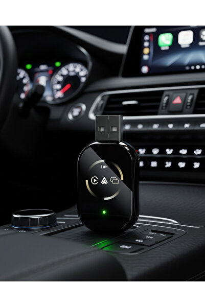 EASERA TİCARET Araç İçi Kablosuz CarPlay Android Auto AirPlay Adaptörü