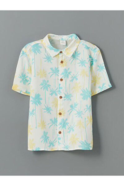 LC Waikiki منتجات فريزن ستور التي لا مثيل لها I قميص بوبلين مطبوع للأولاد