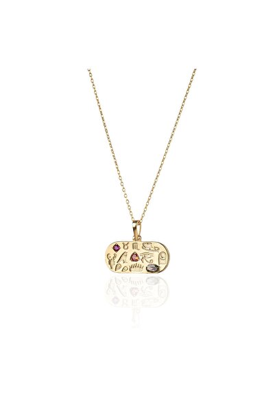 by Bahar Tetik Hiyeroglif Yazı Kolye