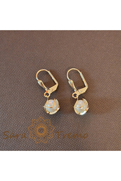 SaraTremo Pearl Plated Earrings - Bestseller - 2.5 cm