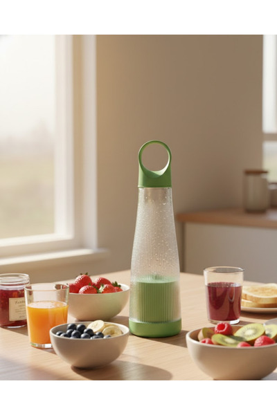 DİNÇ STORE 44 Günlük Smoothie ve Shake İçin USB Şarjlı Taşınabilir Blender (8...