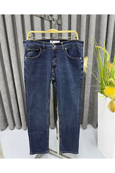 Avni Ceylan Baggy Fit Dark Blue Jean Denim Trousers