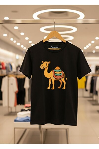 playwear PLAY WEAR Unisex Μπλουζάκι με στάμπα DEVE με λαιμόκοψη ποδηλάτου