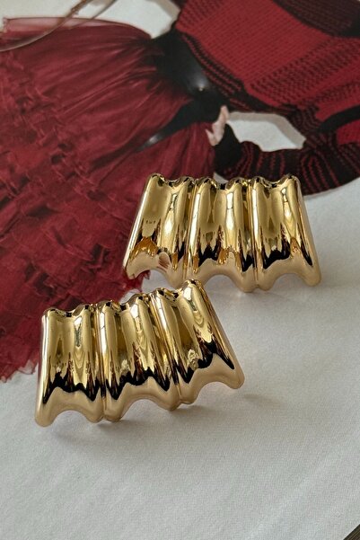 Trendy Butik Steel Brand Model Earrings