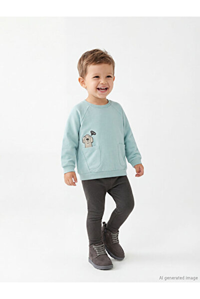 LC Waikiki Modern Pieces Baby Boy Printed Sweatshirt and Sweatpants from Uzg ...