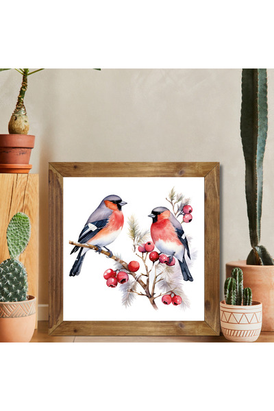 Tuba Decor Τετράγωνος πίνακας με ξύλινο πλαίσιο