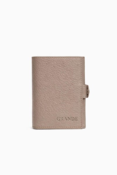 Grande Γνήσιο δερμάτινο πολυχρηστικό unisex πορτοφόλι με 3e θήκες για χαρτί κ...