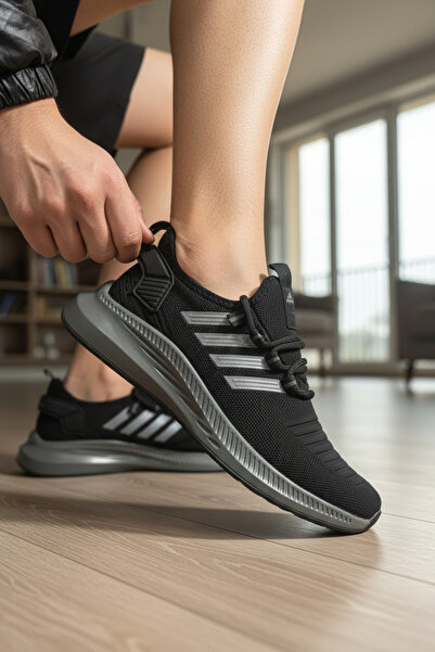enoch Orthopedic Ultra Light Striped Mesh Sock Sneaker Sports Shoes
